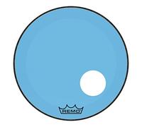 Remo Powerstroke 3 Colortone Blue Bass Schlagzeugfell Drum Head, 22" Ported P3-1322-CT-BUOH