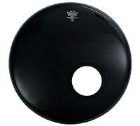Remo Powerstroke P3 Ebony Bass Drumhead - 5" Black DynamO, 22"