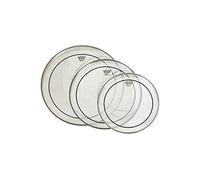 Remo PP-0910-PS Pinstripe Clear Tom Drumhead Pack - 12", 13" & 16"