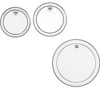 Remo PP-1470-PS Pinstripe Clear Tom Drumhead Pack - 10", 12" & 16"