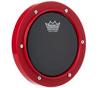 Remo RT-0006-58 6" Red Tunable Practice Pad with Ambassador Ebony Drumhead