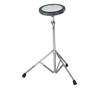 Remo RT-0008-ST 8" Gray Tunable Practice Pad with Ambassador Coated Drumhead and ST-1000-10 Stand