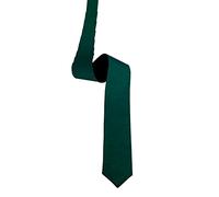 Remo Sartori Made in Italy Men's Wool Knit Tie Necktie, Reversible Double Face, Pointed Tips (Peacock | Black)