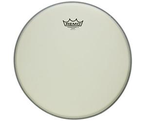 Remo Schlagzeugfell Powerstroke X Weiß aufgeraut Snaredrum - Clear Dot auf Oberseite - 14" - PX-0114-C2