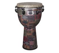 Remo World Percussion Djembe Apex - body made of ABS plastic - Skyndeep head - Red Kinte - 12"x22" - DJ-6112-57