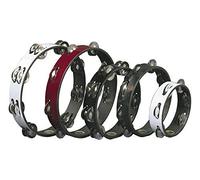 Remo World Percussion Tambourine without Head 8" Single Row - Acousticon Frame, Quadura Black Finish, 8 Pairs of Jingles - TA-6108-70