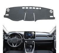REMOCH for Toyota Rav4 Accessories 2019 2020 2021 2022 2023 Dash Cover Dashboard Cover Mat Custom Fit Center Console Cover Sunshield Protector RAV 4 Pad（Gray）