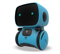 Remoking Intelligent Robot Kids Toy, Interactive Robot Learning Toy, Gifts for Boys Girls, Touch Control, Voice Recording, Voice Recording, Talking, Dancing, Music, Blue