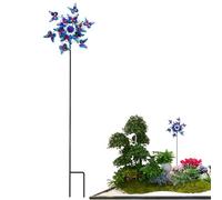 Remolinos Decorativos Para Jardín - Molinillo De Viento Para Exteriores - Spinner de Viento de Mariposa, Adornos Giratorios Coloridos Para Terraza Jardín Patio Exterior Y Decoración Del Paisaje