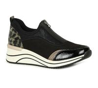 Remonte Slip-ons (Shoes) D0T08-02 in Black 6.5