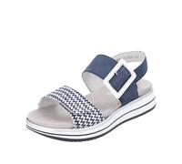 Remonte Blue Hook & Loop Sandals for Ladies | Remonte D1J53-14 Colour: Blue, Size: EU 42 / UK 8