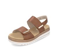 Remonte Brown Hook & Loop Sandals for Ladies | Remonte D0Q59-24 Size: EU 40 / UK 6.5, Colour: Brown