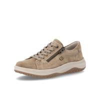 Remonte Camel Leather Trainers Beige