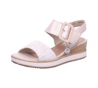 Remonte D6453-31 Ladies Pink Hook & Loop Sandals Colour: Rose, Siz