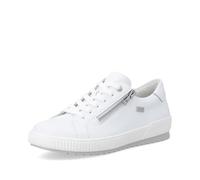 Remonte D0700-80 Tanash Tex White Leather Womens Lacing Shoes