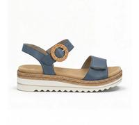 Remonte Women's Strappy Sandals D0Q52, Women's Sandals, Loose Insole, Blue 14, 5 UK
