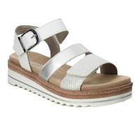 Remonte D0Q55 Womens Ladies White Adjustable Chunky Platform Sandals Size 5-8