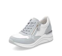 Remonte D0T01 Womens Low Top Loose-Fit Trainers, Blue Combi 12, 6 UK