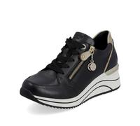 Remonte Black Zip Shoes for Ladies | Remonte D0T03-01 Size: EU 42 / UK 8, Colour: Black