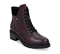 Remonte D1A70-35 Menarem Elle Wine leather Womens Lace Up Boots