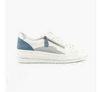 Remonte D1c01-84 Womens Trainers White Combination Leather - Size 6.5 Wide Fit (UK Shoe)