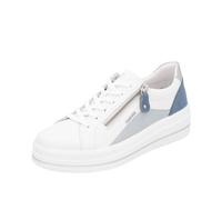 Remonte D1C01 Julika, Weiss/Bleu/Bleu/Silver, 8