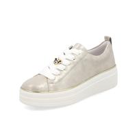 Remonte Gold Lace-Up Shoes for Ladies | Remonte D1C03-60 Size: EU 38 / UK 5, Colour: Beige
