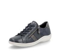 Remonte D1E00 Women's Low-Top Trainers, Loose Insole, Blue Combi 14, 4 UK