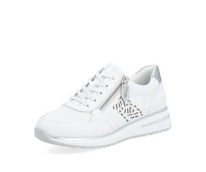 Remonte D1G00 Lace & Zip Up Wedge Trainers