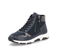 Remonte D1S70-14 Munzo Hi Zip Navy Leather Womens Hi Tops