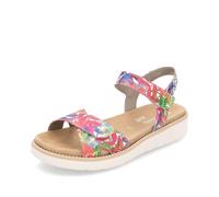 Remonte Multi Hook & Loop Sandals for Ladies | Remonte D2049-90 Size: EU 39 / UK 6, Colour: Metallic