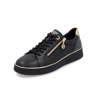 Remonte D2E00-03 Talto Zip Black Gold Womens Trainers