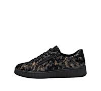 Ladies Remonte Soft Leather Platform Floral Trainers Removable Insoles D2E02