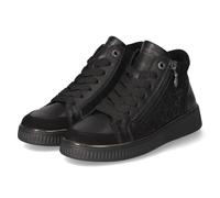 Remonte D2E70-00 Lace-Up Boots Leather & Textile Women in Black, Black, 6 UK