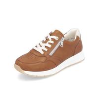 Remonte D2G01-20 Hoffy Zip Tan Leather Womens Trainers