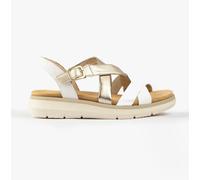 Remonte Metallic Hook & Loop Sandals for Ladies | Remonte D2K53-91 Size: EU 41 / UK 7.5, Colour: Multi