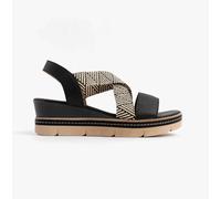 Remonte Womens D2L54-03 Sandals 5 UK Black Multi