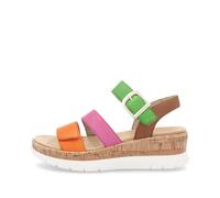 Remonte D2p50-90 Womens Sandals Multi - Multicolour Leather - Size UK 5
