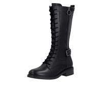 Remonte D2W71-00 Women's Warmed Lined Buckle Zip Boot Mid Calf Boots (Black, UK 6)
