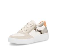 Remonte D3E05-81 Dalto Force Zip White Beige Womens Trainers