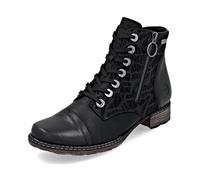 Remonte D4382-00 Peesivita Black leather Womens Lace Up Boots