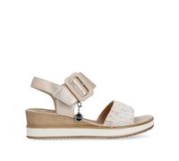 Remonte D6453 rose gold wedge heel walking sandals