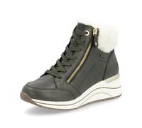 Remonte Green Zip Boots for Ladies Colour: Black Size EU 38 / UK 5