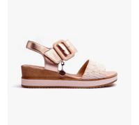 Remonte Capri Womens Wedge Heel Sandals 6.5 UK White Multi