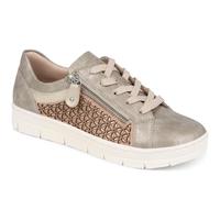 REMONTE Lace-Up Leather Trainers - Size