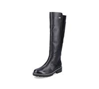 Remonte Ladies Adjustable Calf Width Knee High Boots D0B72-01 - Black Leather - UK Size 6 - EU Size 39 - US Size 8