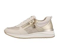 Remonte Ladies Casual Lace Up Trainers R3702-60 - Beige Combination Leather - UK Size 7.5 - EU Size 41 - US Size 9.5
