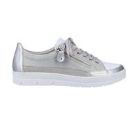Remonte Ladies Casual Lace Up/Zip Fastening Shoes with Removable Insoles D5826-90 - Silver/Platinum Synthetic - UK Size 4 - EU Size 37 - US Size 6