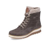 Remonte Ladies Cuff Detailed Warm Lined Ankle Boots R8477-46 - Grey Combination Nubuck Leather - UK Size 7.5 - EU Size 41 - US Size 9.5
