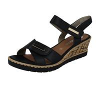Remonte Ladies Remonte Adjustable Casual Sandals R6266 - Black - UK 3.5